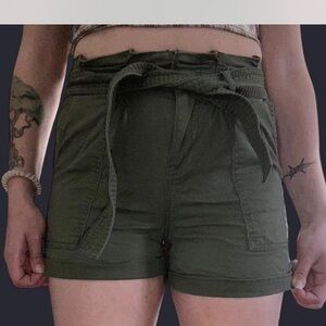 Women's Green Shorts